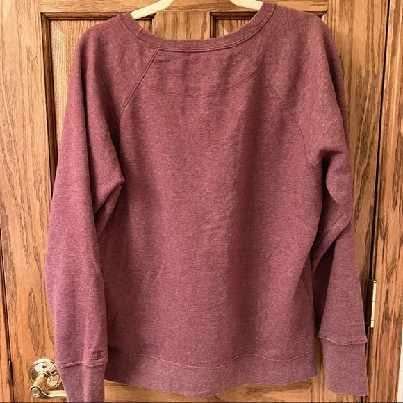 Champion Burgundy crew neck size L - Picture 7 of 9